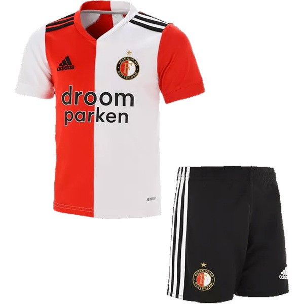 Camiseta Feyenoord Rotterdam Primera Equipación Niño 2020-2021 Rojo